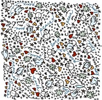 Xmas Love Birds Fine Art Print