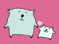 Two Little Bears Fine Art Print