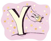 Bunny On Swing Fine Art Print