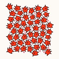 Happy Orange Kittens Fine Art Print