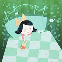 Sweet Dream Girl Fine Art Print