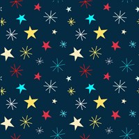 Sweet Stars Pattern Fine Art Print