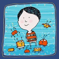 Robot Boy 1 Fine Art Print