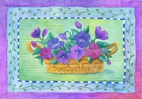 Pansy Basket Fine Art Print