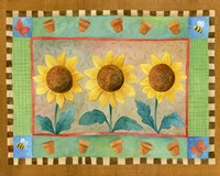 Sunflowers by Fiona Stokes-Gilbert - various sizes, FulcrumGallery.com brand