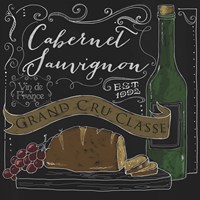 Wine Chalkboard II Fine Art Print