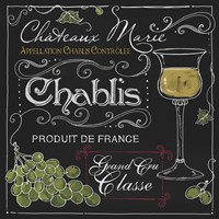 Wine Chalkboard III Fine Art Print