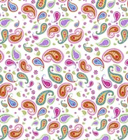 Petals & Paisley Toss I Fine Art Print