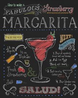 Strawberry Margarita Framed Print