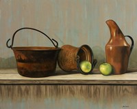 Rustic Cooking Pots Fine Art Print