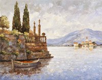 Evening Light On Lake Como Fine Art Print