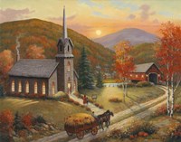 Autumn In Vermont Fine Art Print