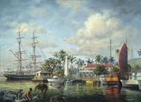 Lahaina Waterfront, Maui Fine Art Print