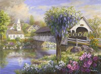 Picturesque Covered Bridge Fine Art Print