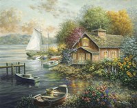 Peaceful Mooring Fine Art Print