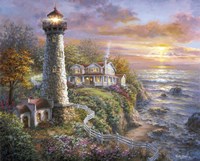 Lighthouse Haven Fine Art Print