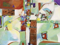 Copper Squares Fine Art Print