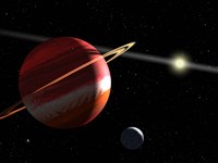 A Jupiter-mass planet orbiting the nearby star Epsilon Eridani - various sizes