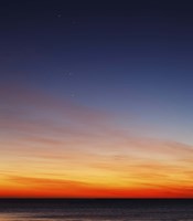 Conjunction of Venus, Mercury, Jupiter and Mars at Dawn Fine Art Print