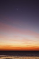 Conjunction of Venus, Mercury, Jupiter and Mars Fine Art Print