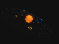 Solar System V Fine Art Print