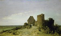 Ruins Of The Chateau De Rosemont, 1861 Fine Art Print