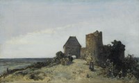 Ruins Of The Chateau De Rosemont, Nievre, 1861 Fine Art Print