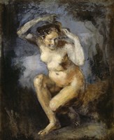 Crouching Flora, 1870 Fine Art Print