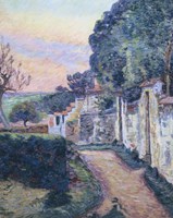A Street In Epinay Fine Art Print