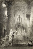Salome Dancing Before Herod BW by Gustave Moreau - various sizes, FulcrumGallery.com brand