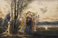 Amor And The Muses Fine Art Print