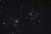 The Double Cluster in the Constellation Perseus by Rolf Geissinger - various sizes, FulcrumGallery.com brand