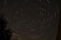 Star Trails around Polaris in the Constellation Ursa Minor Fine Art Print