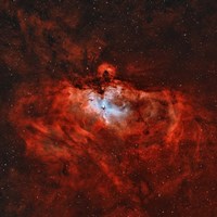 The Eagle Nebula in the Constellation Serpens Fine Art Print