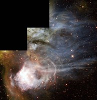 A Nebula known as N44C Fine Art Print