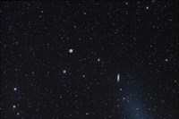 M108 galaxy and M97 Owl Nebula Fine Art Print