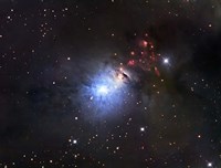 NGC 1333, a reflection Nebula and part of the Perseus molecular cloud complex Fine Art Print