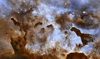 Carina Nebula Star-Forming Pillars