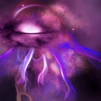 Blushing Nebula Fine Art Print