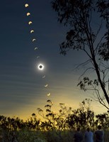 Solar Eclipse composite, Queensland, Australia I Fine Art Print