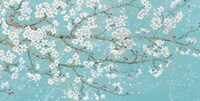 April Breeze I Teal Fine Art Print