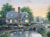 Drake's Cottage Garden Framed Print