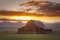 Wet Mountain Barn II Fine Art Print