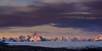 Above the Tetons Fine Art Print