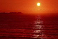 Red Seascape Fine Art Print