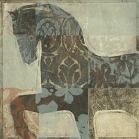 Patterned Horse I Framed Print