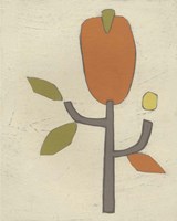 Simple Stems I Framed Print