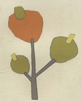 Simple Stems III Framed Print