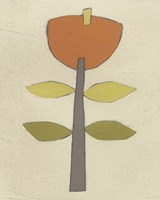 Simple Stems V Framed Print