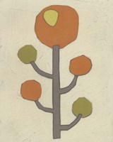 Simple Stems IX Framed Print